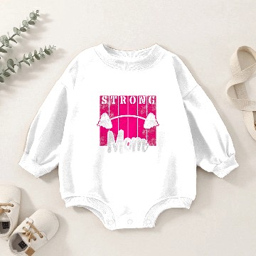 Discover Womens Strong Mom Workout Gym Baby Romper Sweatshirts