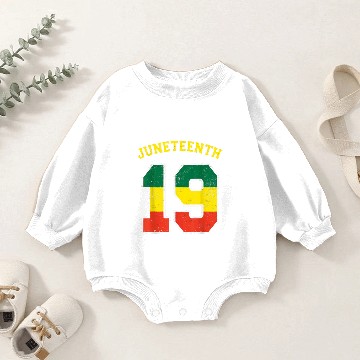 Discover Juneteenth Ancestors Black Pride African American Baby Romper Sweatshirts