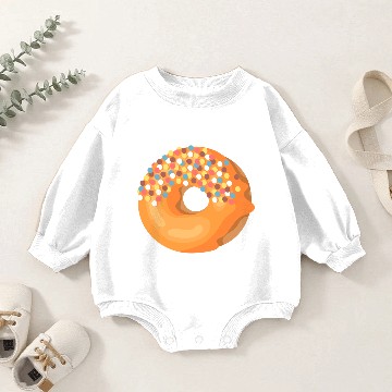 Discover Donut cake sweets baking homer Simpsons Baby Romper Sweatshirts