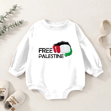 Discover Free Palestine Baby Romper Sweatshirts