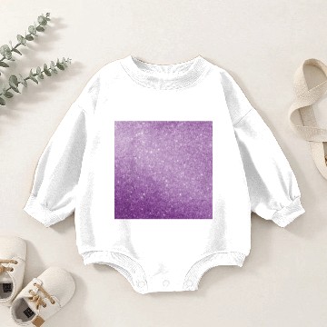 Discover Lilac Glitter Pattern Baby Romper Sweatshirts