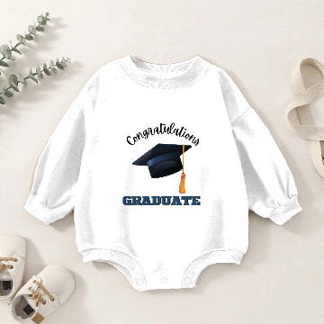 Discover Congratulations Graduate | Class of 2021 Baby Romper Sweatshirts