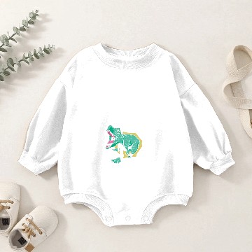 Discover Ask Me About My T-Rex Dinosaur Paleontologist Baby Romper Sweatshirts