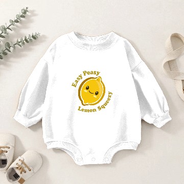 Discover Easy Peasy Lemon Squeezy Baby Romper Sweatshirts