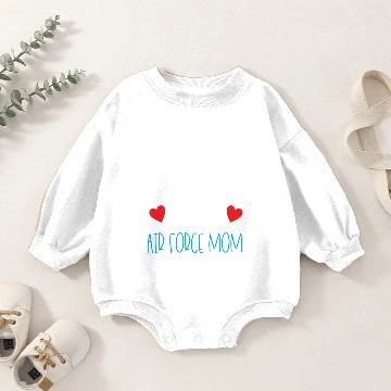 Discover Proud To Be An Air Force Mom Baby Romper Sweatshirts