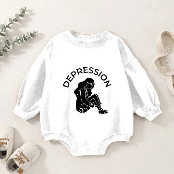 Discover Depression Baby Romper Sweatshirts