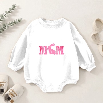 Discover Womens Strong Mom Workout Gym Baby Romper Sweatshirts