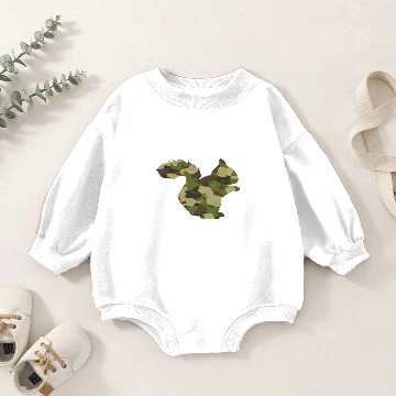 Discover Squirrel Wild Camouflage Baby Romper Sweatshirts