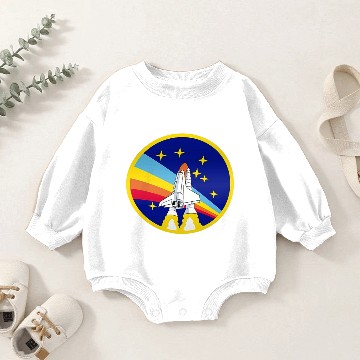 Discover nasa rainbow Baby Romper Sweatshirts