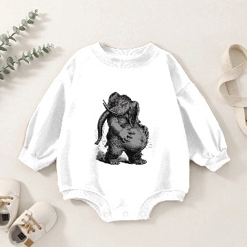 Discover Behemoth Monster Art Baby Romper Sweatshirts