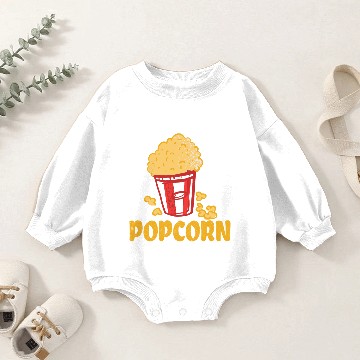 Discover Popcorn Baby Romper Sweatshirts