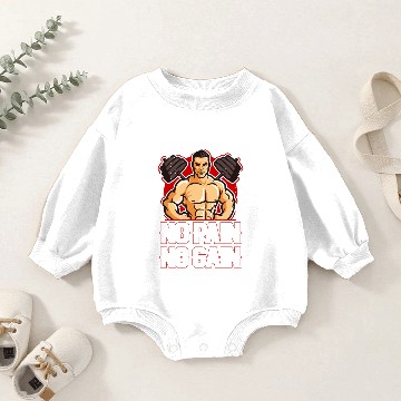 Discover NO PAIN NO GAIN Baby Romper Sweatshirts
