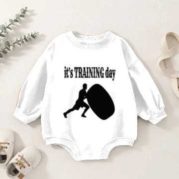 Discover training day Baby Romper Sweatshirts