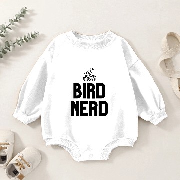 Discover Bird nerd Baby Romper Sweatshirts