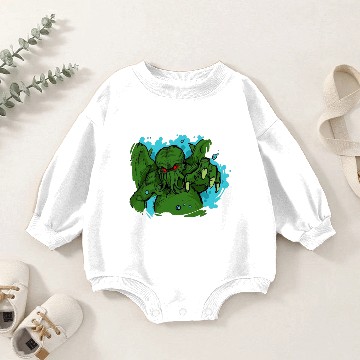Discover Cthulhu Baby Romper Sweatshirts