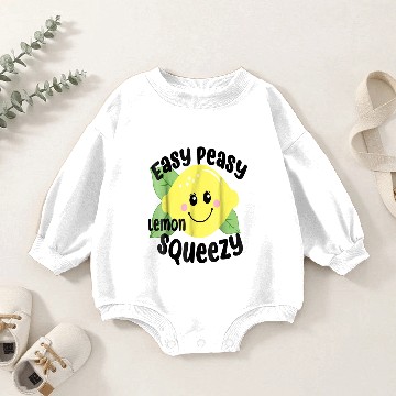 Discover EASY PEASY LEMON SQUEEZY Baby Romper Sweatshirts
