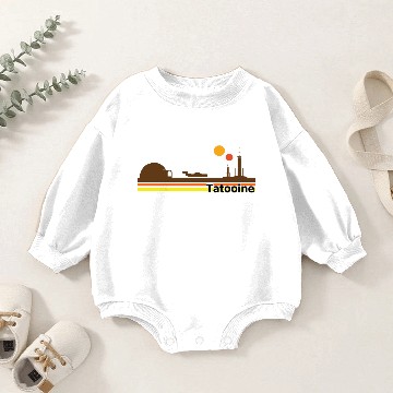 Discover Tatooine Baby Romper Sweatshirts