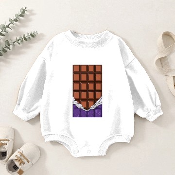 Discover Chocolate Candy Bar Baby Romper Sweatshirts