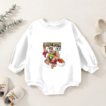 Discover Caveman Baby Romper Sweatshirts