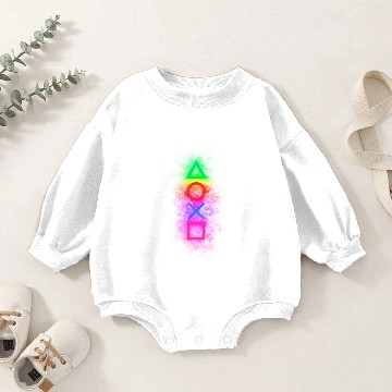 Discover PlayStation buttons Baby Romper Sweatshirts