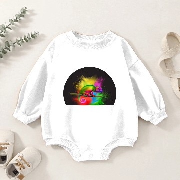Discover The chameleon Baby Romper Sweatshirts
