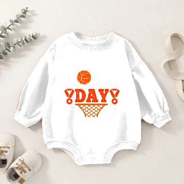 Discover Basketball Game day Baby Romper Sweatshirts