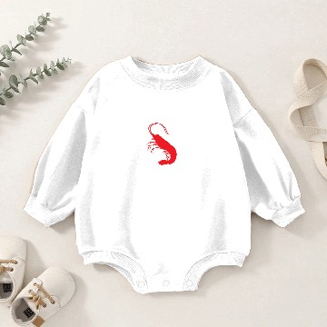 Discover Shrimp Shrimp Daddy Dad Baby Romper Sweatshirts