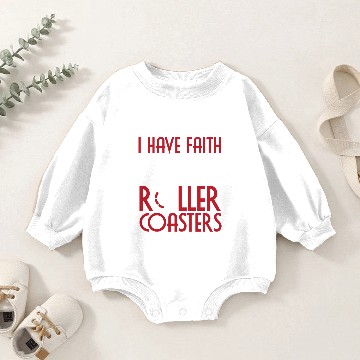 Discover Roller Coaster Amusement Park Baby Romper Sweatshirts