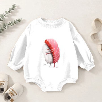 Discover Tuna Sushi Hug Baby Romper Sweatshirts