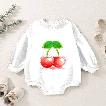Discover cherry v2 преобразованный 01 Baby Romper Sweatshirts