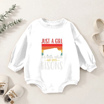 Discover Bisons Bison Lover Vintage Baby Romper Sweatshirts