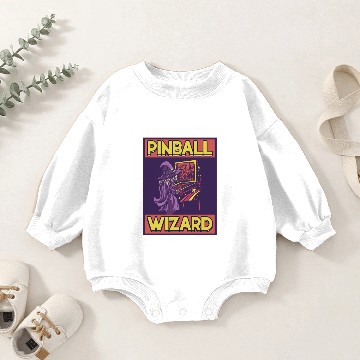 Discover Pinball Wizard Pinball Machine Arcade Game Baby Romper Sweatshirts
