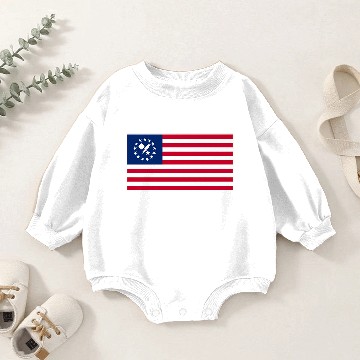 Discover Veteran Gift-Betsy Ross 75th Ranger Regiment Ameri Baby Romper Sweatshirts