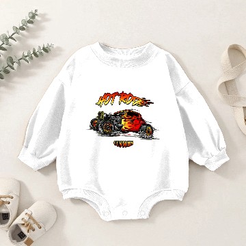Discover Hot Rod Baby Romper Sweatshirts