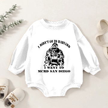 Discover MCRD San Diego #USAPatriotGraphics © Baby Romper Sweatshirts