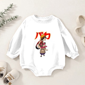 Discover Luffy & Chopper Baby Romper Sweatshirts