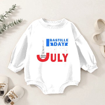 Discover bastille day Baby Romper Sweatshirts