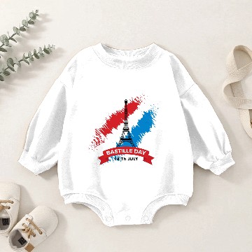 Discover bastille day fr Baby Romper Sweatshirts