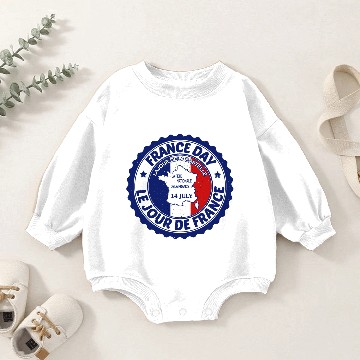 Discover happy bastille day Baby Romper Sweatshirts