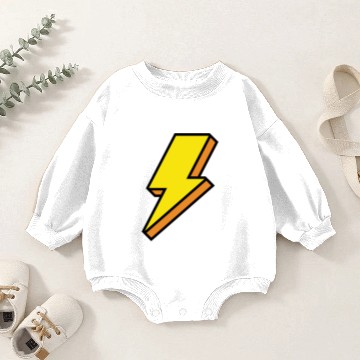 Discover Lightning bolt Baby Romper Sweatshirts