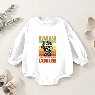 Discover HVAC Techs HVAC Technician for Handyman Baby Romper Sweatshirts