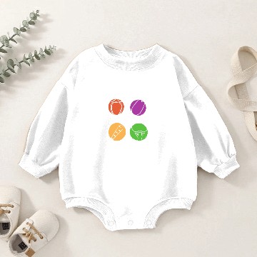 Discover Eat Your Vegetables! Baby Romper Sweatshirts