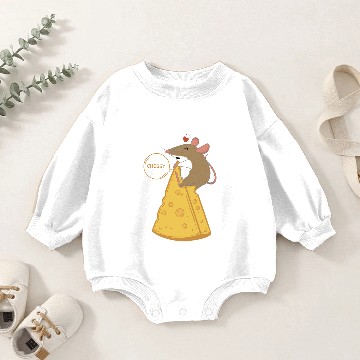 Discover Cheesy Baby Romper Sweatshirts