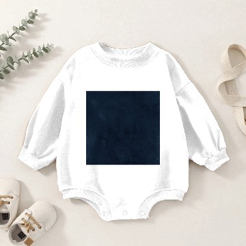 Discover Navy Blue Texture Baby Romper Sweatshirts