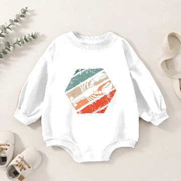 Discover Red Lobster Seafood Baby Romper Sweatshirts