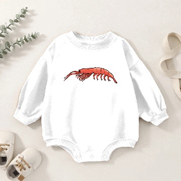 Discover Shrimp Baby Romper Sweatshirts