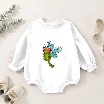 Discover Dragonfly Baby Romper Sweatshirts