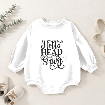 Discover Hello Head Back to School Baby Romper Sweatshirts