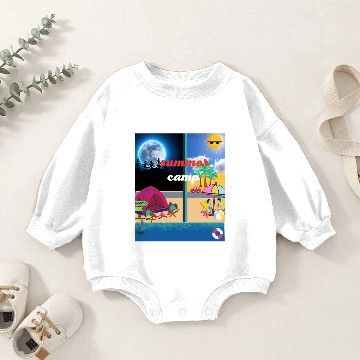 Discover summer camp Baby Romper Sweatshirts