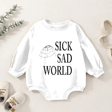 Discover SICK SAD WORLD Baby Romper Sweatshirts